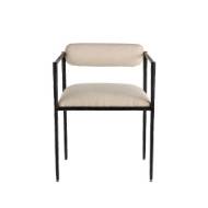 Picture of BARBANA CHAIR OXFORD WHITE PERFORMANCE FABRIC