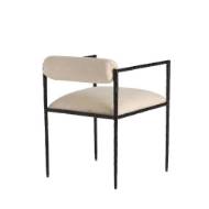 Picture of BARBANA CHAIR OXFORD WHITE PERFORMANCE FABRIC
