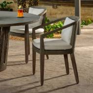 Picture of SOBEK TEXTURED BACK OUTDOOR DINING CHAIR