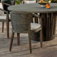 Picture of SOBEK TEXTURED BACK OUTDOOR DINING CHAIR