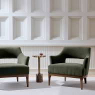 Picture of LAURETTE CHAIR PINE PERFORMANCE CHENILLE
