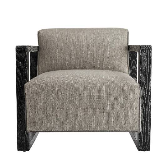 Picture of DURAN CHAIR FOSSIL TWEED BLACK CERUSED