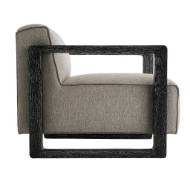 Picture of DURAN CHAIR FOSSIL TWEED BLACK CERUSED