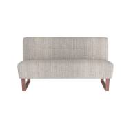 Picture of VALESWOOD SETTEE PLATINUM TWEED DARK WALNUT