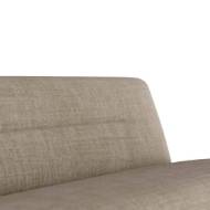 Picture of VALESWOOD SETTEE PEBBLE LINEN DARK WALNUT