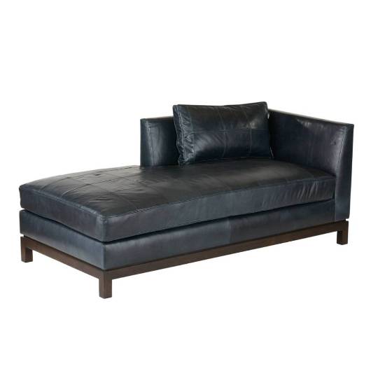 Picture of EDMOND CHAISE INK LEATHER