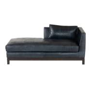 Picture of EDMOND CHAISE INK LEATHER