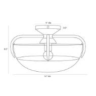 Picture of CORONA FLUSH MOUNT