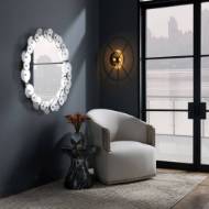 Picture of REVEAL SWIVEL LOUNGE CHAIR BONE LINEN