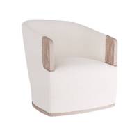 Picture of REVEAL SWIVEL LOUNGE CHAIR BONE LINEN