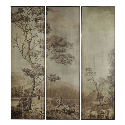 Picture of PASTORALE WALL PLAQUES, SET OF 3