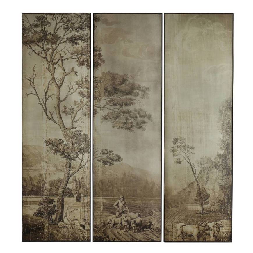 Picture of PASTORALE WALL PLAQUES, SET OF 3