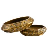 Picture of MILLENIA STACKED SMALL CENTERPIECE, SET OF 2