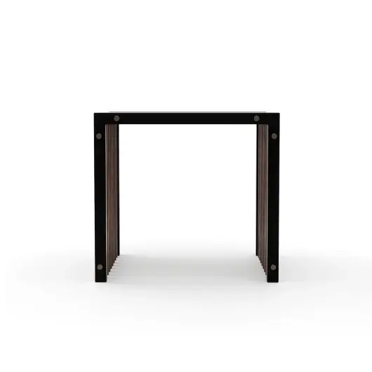 Picture of PINSTRIPE DARK END TABLE