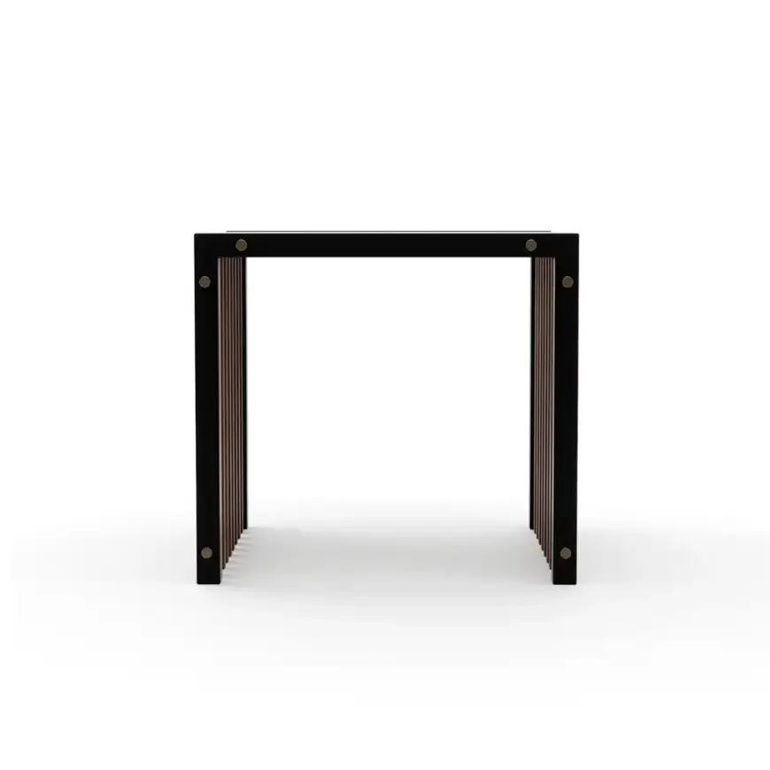 Picture of PINSTRIPE DARK END TABLE