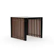 Picture of PINSTRIPE DARK END TABLE