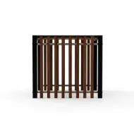 Picture of PINSTRIPE DARK END TABLE