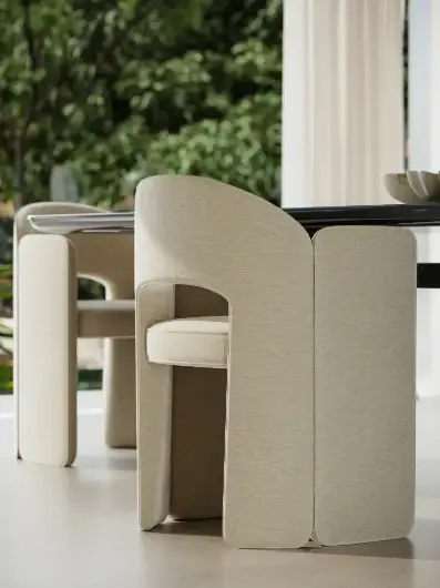Picture of OVERLAP ARM DINING CHAIR
