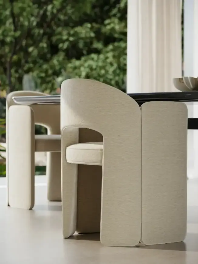 Picture of OVERLAP ARM DINING CHAIR