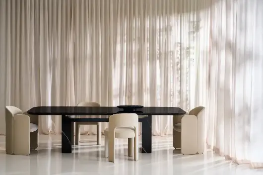 Picture of OVERLAP SIDE CHAIR IVORY