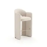 Picture of OVERLAP BAR STOOL IVORY