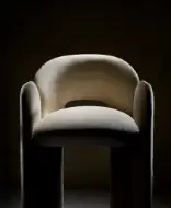 Picture of OVERLAP BAR STOOL IVORY