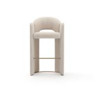 Picture of OVERLAP BAR STOOL IVORY