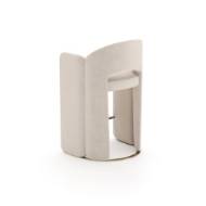Picture of OVERLAP COUNTER STOOL IVORY