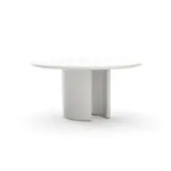 Picture of TOBIE ROUND DINING TABLE - LATTE