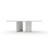 Picture of TOBIE REC DINING TABLE - ALMOND MILK