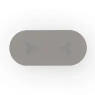 Picture of VIOLA DINING TABLE SMOKED GLASS