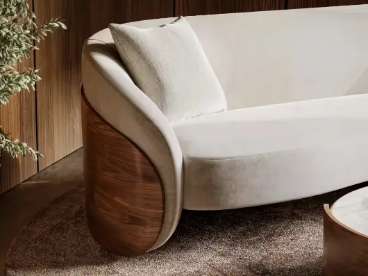 Picture of FLEUR WOOD BACK SOFA