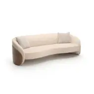 Picture of FLEUR WOOD BACK SOFA