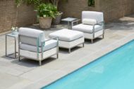 Picture of ELEMENTS LOUNGE CHAIR WITH STAINLESS STEEL ARMS AND BACK