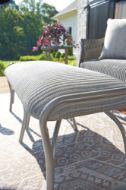Picture of ALL SEASONS SETTEE OTTOMAN WITH PADDED SEAT