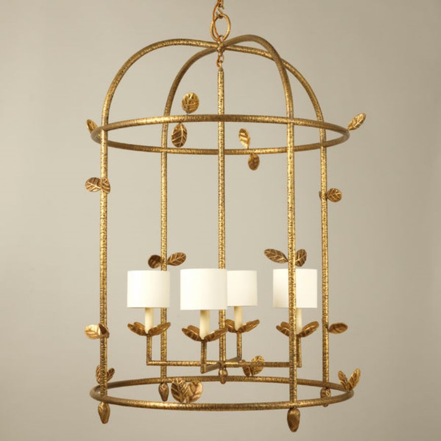 Picture of CARISBROOKE LANTERN, BRASS, 4 LIGHTS