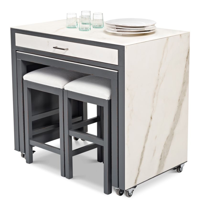 Picture of *KITCHEN ISLAND W/TABLE & STOOLS
