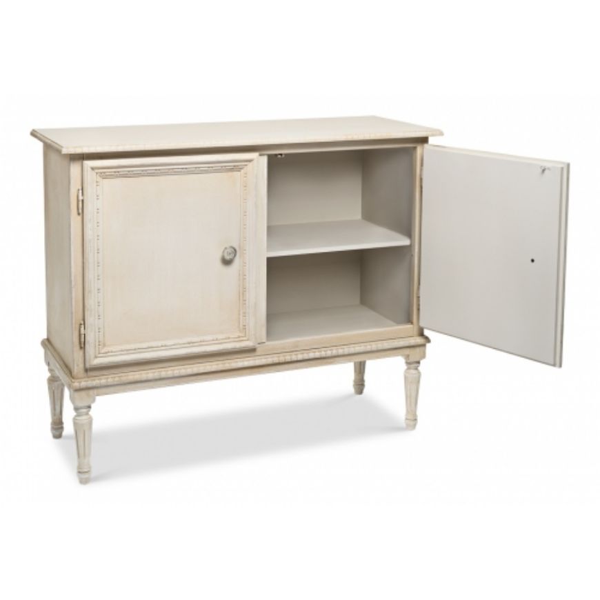 Picture of 2 DOOR SIDEBOARD, BRIGHT LIME WHITE