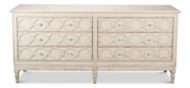Picture of 30 CIRCLES CREDENZA, WHITEWASH