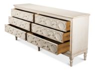 Picture of 30 CIRCLES CREDENZA, WHITEWASH