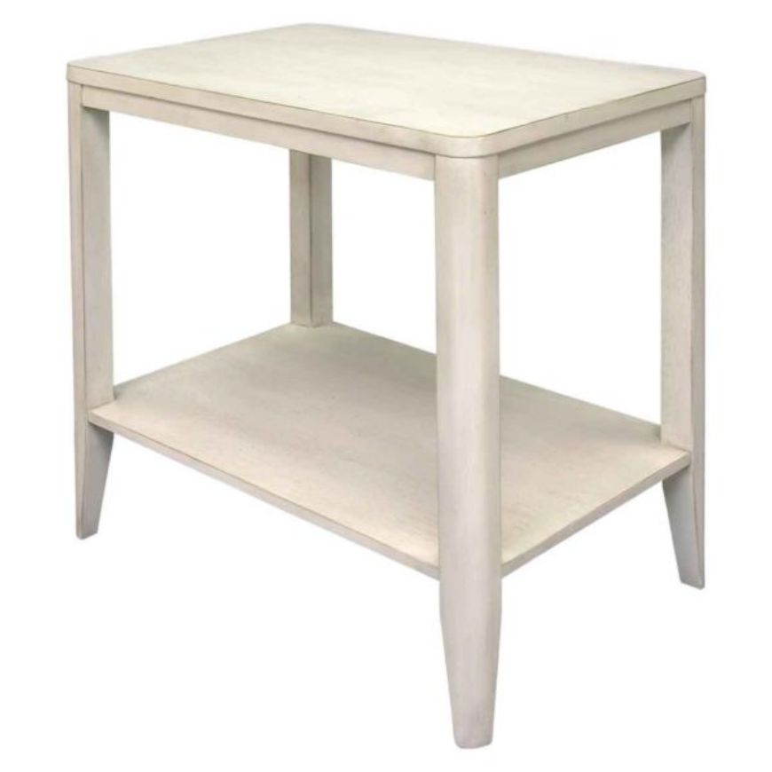 Picture of 2-TIER TABLE WITH ROUNDED CORNERS, AVAILABLE IN 2 FINISHES