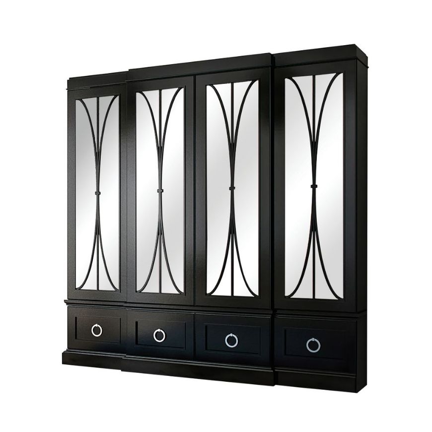 Picture of ASTORIA BREAKFRONT WITH OVAL MULLION GLASS DOORS