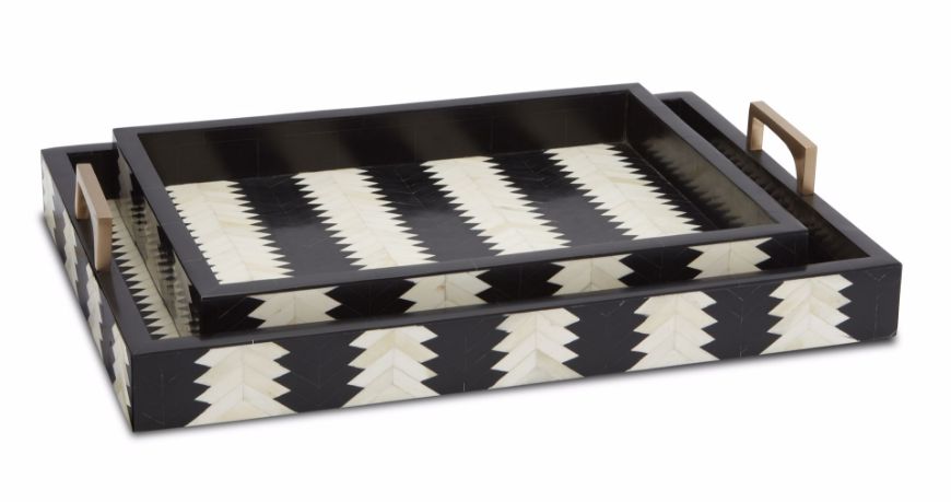 Picture of ARROW TRAY SET OF 2