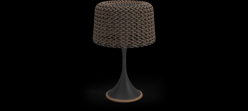 Picture of AMBIENT MESH SMALL LANTERN (METEOR / CAROB)