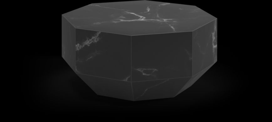 Picture of GEM COFFEE TABLE NERO CERAMIC