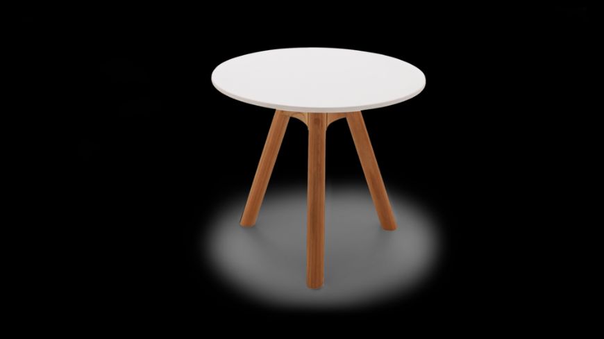 Picture of DANSK SIDE TABLE ACRYLIC STONE