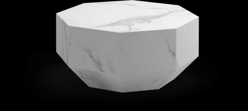 Picture of GEM COFFEE TABLE BIANCO CERAMIC