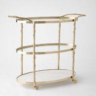 Picture of ARBOR BAR CART-BRASS