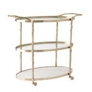 Picture of ARBOR BAR CART-BRASS