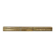 Picture of ABSTRACT BLOCK FLOATING SHELF-BRASS
